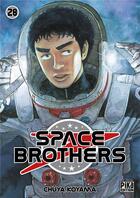 Couverture du livre « Space brothers Tome 28 » de Chuya Koyama aux éditions Pika