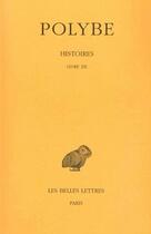 Couverture du livre « Histoires Tome 9 ; livre12 » de Polybe aux éditions Belles Lettres