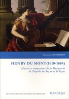 Couverture du livre « Henry du Mont » de Laurence Decobert aux éditions Mardaga Pierre