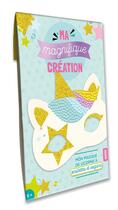 Couverture du livre « Ma magnifique création : mon masque de licorne à paillettes et sequins » de Maude Guesne aux éditions Auzou