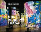 Couverture du livre « Monet, Renoir... Chagall. Voyages en Méditerranée » de  aux éditions Hazan