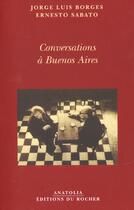 Couverture du livre « Conversations a buenos aires » de Barone Orlando aux éditions Rocher