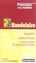 Couverture du livre « Baudelaire » de Berat Fanny aux éditions Studyrama
