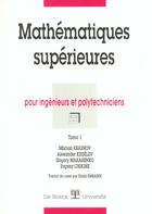 Couverture du livre « Mathematiques superieures volume 1 » de Krasnov aux éditions De Boeck