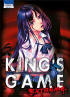 Couverture du livre « King's game extreme Tome 3 » de Nobuaki Kanazawa aux éditions Ki-oon