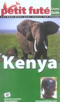 Couverture du livre « Kenya (édition 2008) » de Collectif Petit Fute aux éditions Le Petit Fute