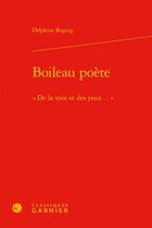 Couverture du livre « Boileau poète ; 