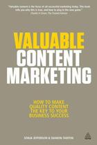 Couverture du livre « Valuable content marketing » de Sonja Jefferson et Sharon Tanton aux éditions Kogan Page