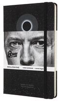 Couverture du livre « David bowie carnet ligne grand format noir » de Moleskine aux éditions Moleskine