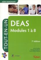 Couverture du livre « DEAS ; modules 1 à 8 tout-en-un » de  aux éditions Vuibert