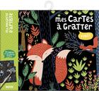 Couverture du livre « Mes cartes a gratter - foret » de Mel Armstrong aux éditions Philippe Auzou