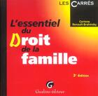 Couverture du livre « Essentiel du droit de la famille, 3eme edition (l') (3e édition) » de Renault-Brahinsky Co aux éditions Gualino