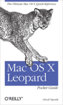 Couverture du livre « Mac OS X Leopard pocket guide » de Chuck Toporek aux éditions O'reilly Media