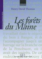 Couverture du livre « Les forêts du Maine » de Henry David Thoreau aux éditions Rue D'ulm