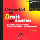 Couverture du livre « Essentiel droit des societes t.1. les societes commerciales (l') » de Grandguillot/Grandgu aux éditions Gualino
