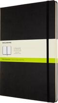 Couverture du livre « Carnet blanc - a4 - couverture noire rigide » de Moleskine aux éditions Moleskine