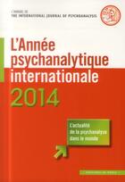 Couverture du livre « L'année psychanalytique internationale (édition 2014) » de  aux éditions In Press