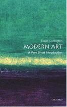 Couverture du livre « Modern Art: A Very Short Introduction » de Cottington David aux éditions Oup Oxford