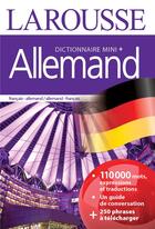 Couverture du livre « Dictionnaire mini + allemand » de  aux éditions Larousse