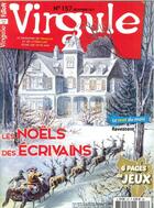Couverture du livre « Virgule n 157 noel des ecrivains decembre 2017 » de  aux éditions Virgule