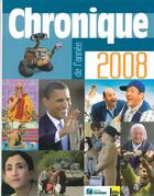 Couverture du livre « Chronique de l'année 2008 » de Michel Marmin aux éditions Éditions Chronique