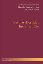 Couverture du livre « Levinas-Derrida » de  aux éditions Hermann