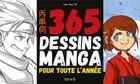 Couverture du livre « 365 dessins manga pour toute l'année » de Van Huy Ta aux éditions Fleurus