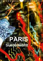 Couverture du livre « Paris surrealiste calendrier mural 2020 din a4 vertical - paris la ville de l amour la v » de Sock Reinhard aux éditions Calvendo