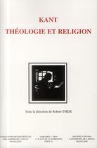 Couverture du livre « Kant ; théologie et religion » de  aux éditions Vrin