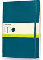 Couverture du livre « Carnet bleu sous marin couverture souple très grand format pages blanches » de Moleskine aux éditions Moleskine Papet