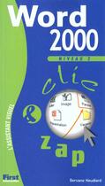 Couverture du livre « Word 2000 Niveau 2 » de Servane et Hendiard aux éditions First Interactive