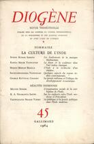 Couverture du livre « Diogene 45 » de Collectifs Gallimard aux éditions Gallimard