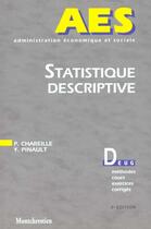 Couverture du livre « Statistiques descriptives » de Chareille/Pinault aux éditions Lgdj