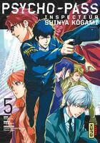 Couverture du livre « Psycho-pass ; inspecteur Shinya Kôgami Tome 5 » de Midori Goto et Natsuo Sai aux éditions Kana