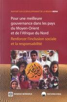 Couverture du livre « Pour une meilleure gouvernance dans les » de Rozenbaum Marc aux éditions Eska