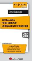 Couverture du livre « 200 calculs pour réussir un diagnostic financier » de Pascale Recroix aux éditions Gualino