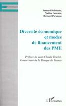 Couverture du livre « Diversite economique et modes de financement des pme » de Levratto/Paranque aux éditions L'harmattan