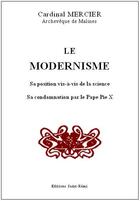 Couverture du livre « Le modernisme » de Mercier aux éditions Saint-remi