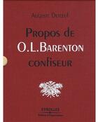Couverture du livre « Propos de O.L. Barenton, confiseur » de Auguste Detoeuf aux éditions Organisation