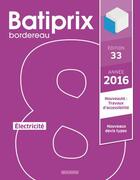 Couverture du livre « BATIPRIX T.8 ; électricité (édition 2016) » de  aux éditions Groupe Moniteur