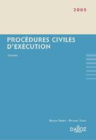 Couverture du livre « Procédures civiles d'exécution (2e édition) » de Perrot-R+Thery-P aux éditions Dalloz