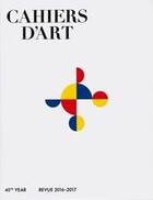 Couverture du livre « Revue cahiers d'art n 1, 2016 gabriel orozco » de  aux éditions Cahiers D'art