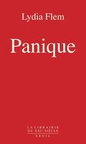 Couverture du livre « Panique » de Lydia Flem aux éditions Seuil