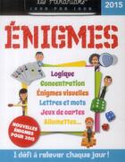 Couverture du livre « Énigmes 2015 » de  aux éditions Editions 365