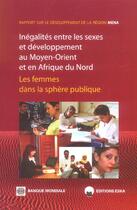 Couverture du livre « Inegalites entre les sexes et developpem » de Rozenbaum Marc aux éditions Eska