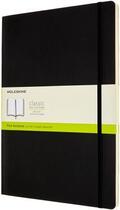 Couverture du livre « Carnet blanc- a4 - couverture noire souple » de Moleskine aux éditions Moleskine