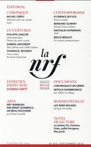 Couverture du livre « La N.R.F. N615 (Novembre 2015) » de  aux éditions Gallimard