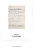Couverture du livre « Matière ; carnet, cahier, feuillets intimes 1929-1938 » de Guillevic aux éditions Atelier Contemporain