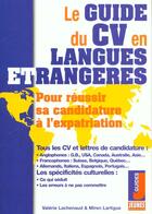 Couverture du livre « Guide du cv en langues etrangeres 1998 » de Lachenaud/Lartigue aux éditions Studyrama