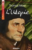 Couverture du livre « L'utopie » de Thomas More aux éditions Ultraletters Publishing
